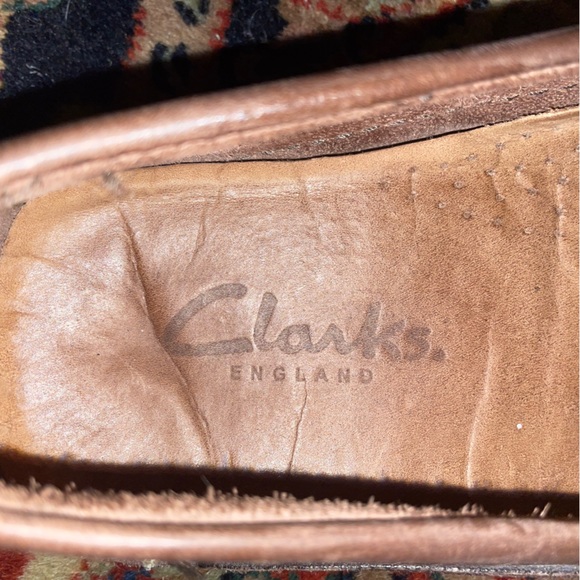 Men’s Clarks Loafers Clarks Driving Shoes Men’s Moccasins sz 9 Men’s Loafers - Picture 6 of 12